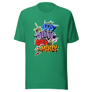 Teenage Mutant Ninja Turtles: Mutant Mayhem Graffiti Adult Short Sleeve T-Shirt