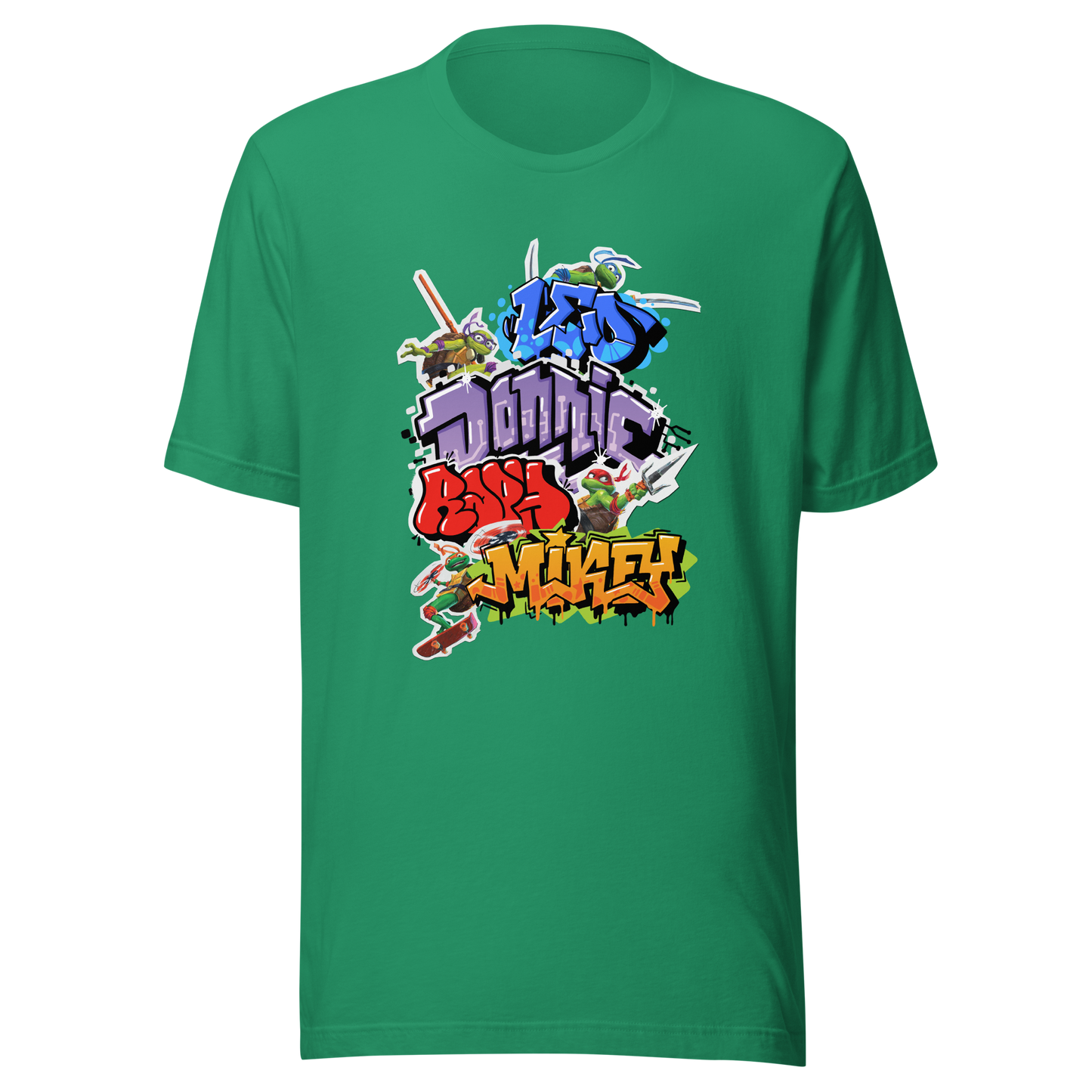Teenage Mutant Ninja Turtles: Mutant Mayhem Graffiti Adult Short Sleeve T-Shirt