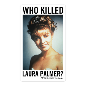 Twin Peaks Laura Palmer Task Force Die Cut Sticker