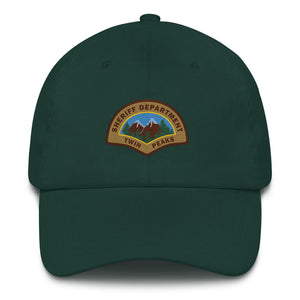 Twin Peaks Sheriff's Department Hut mit Stickerei