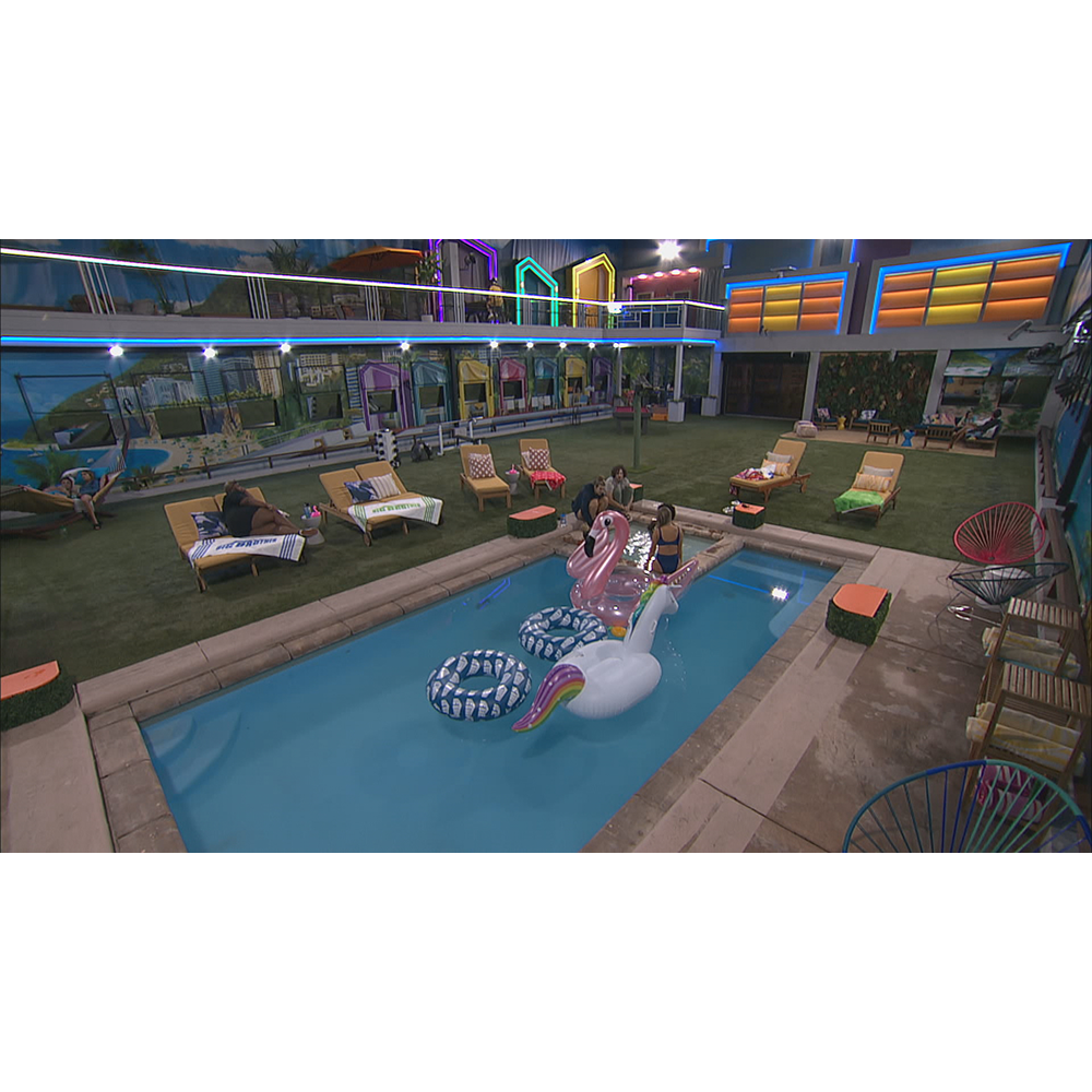 Big Brother Logo Pool Schwimmer - "As seen on" Big Brother