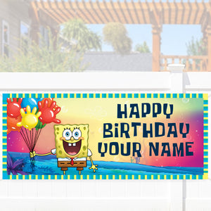 Spongebob Squarepants Personalizado Banner