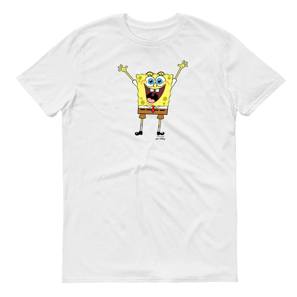 Camiseta de manga corta SpongeBob SquarePants Happy
