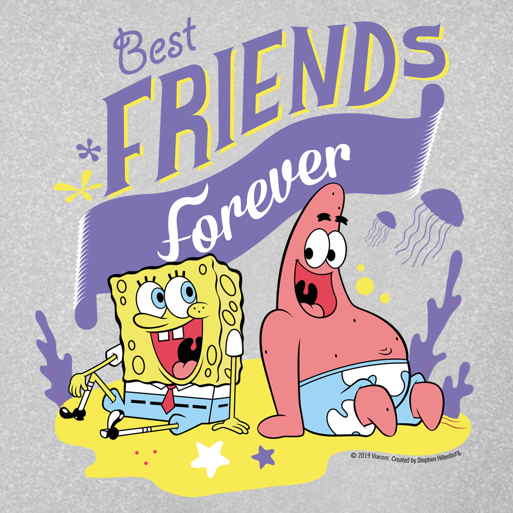SpongeBob SquarePants Best Friends Kids Short Sleeve T-Shirt