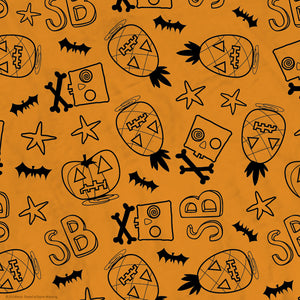 SpongeBob Schwammkopf Süßes-oder-Saures Halloween Sherpa-Decke