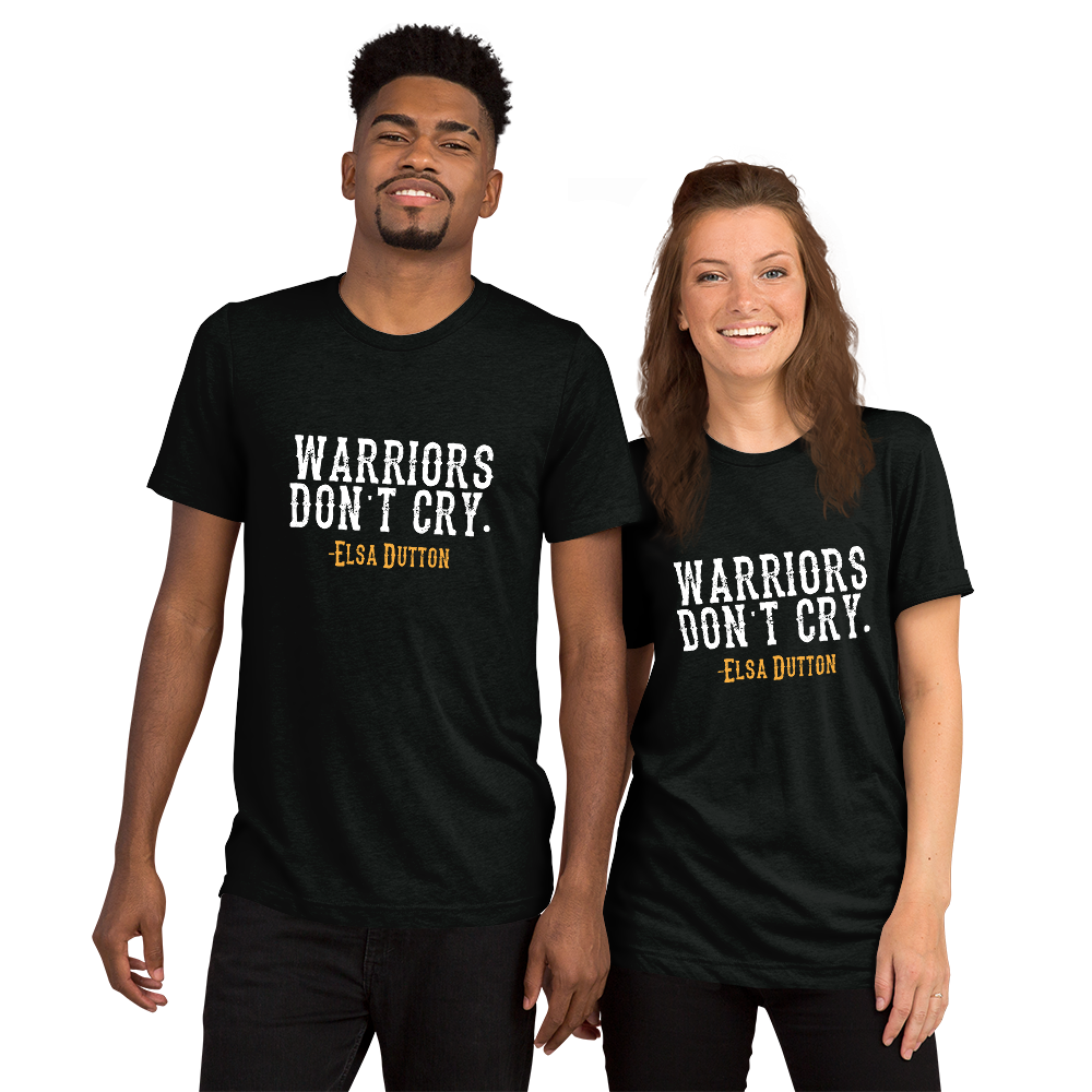 Yellowstone 1883 Warriors Don't Cry Adult Tri-Blend T-Shirt