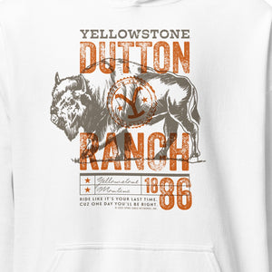 Yellowstone Ride Like It's Your Last Sweatshirt mit Kapuze