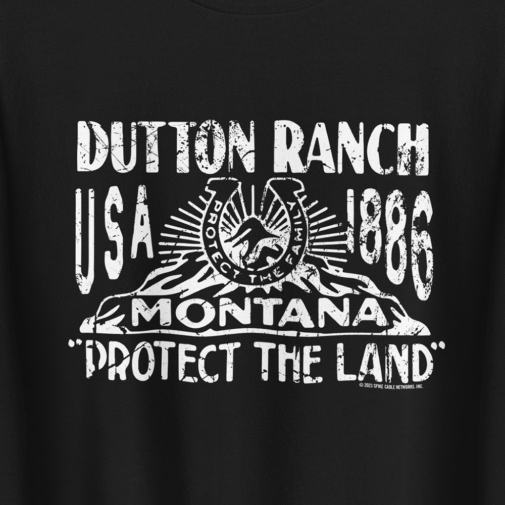 Yellowstone Sudadera de cuello redondo Protect The Land