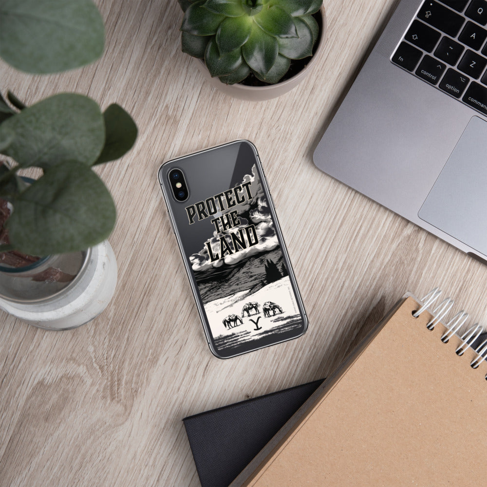 Yellowstone Protect the Land Dark iPhone Case Paramount Shop