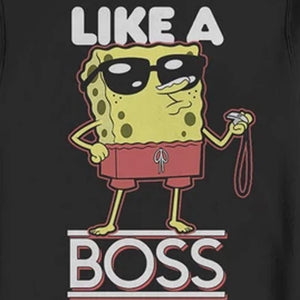 SpongeBob Schwammkopf Like a Boss Sweatshirt mit Rundhalsausschnitt