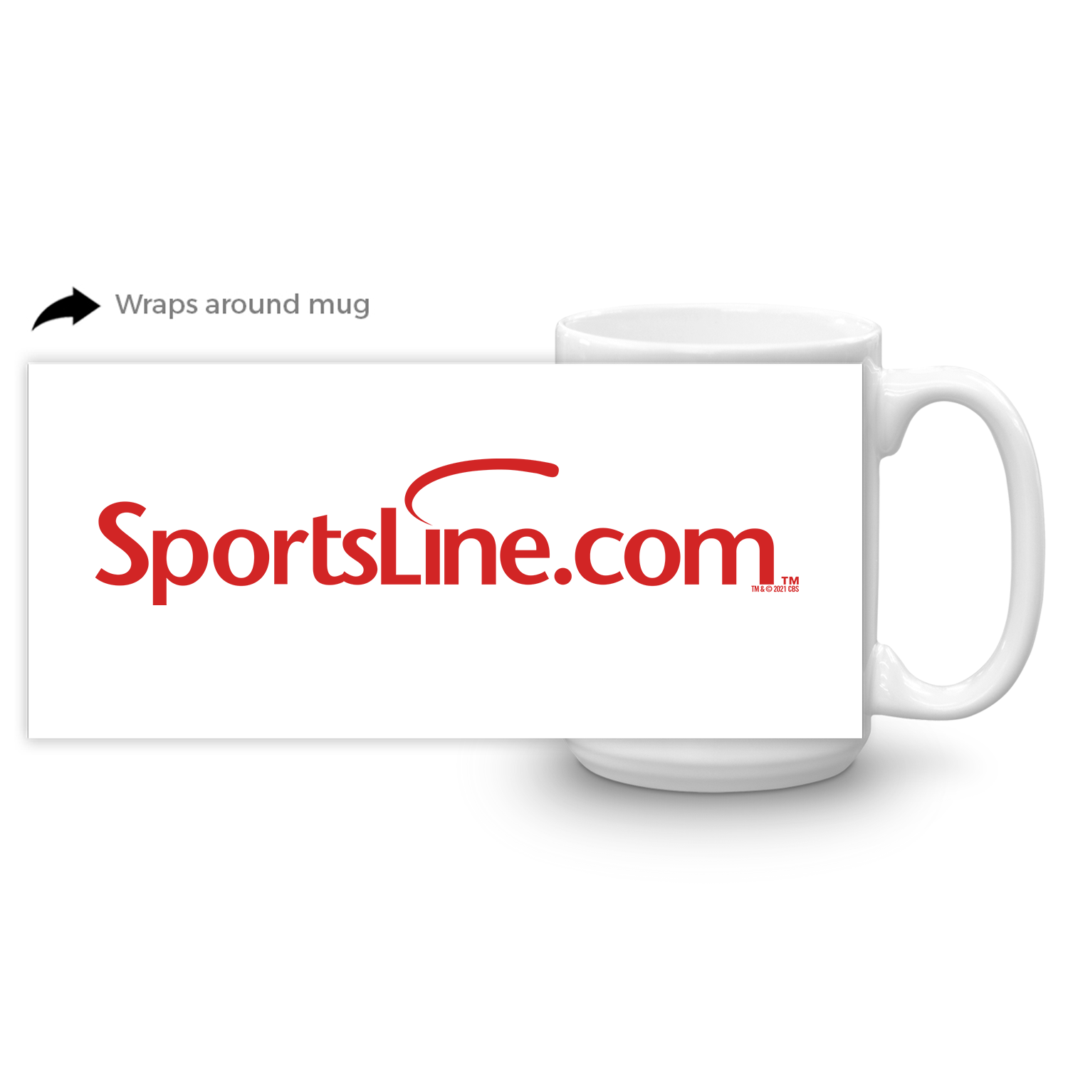 Sportsline Vintage Red Logo Mug